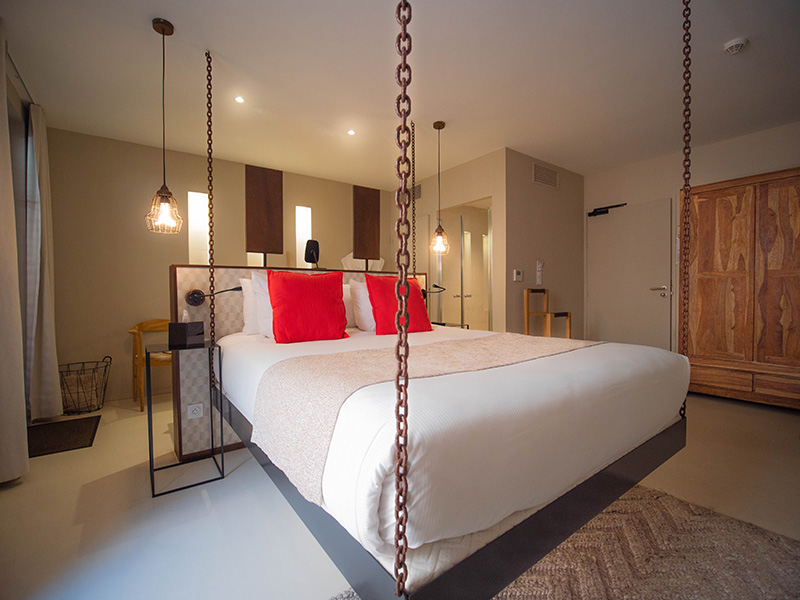 Chambre Supérieure avec jacuzzi privatif Hôtel Pont-Levis Carcassonne