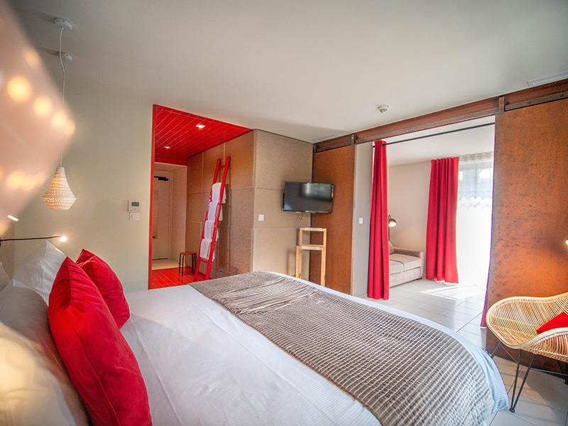 Suite Junior Hôtel Pont-Levis Carcassonne
